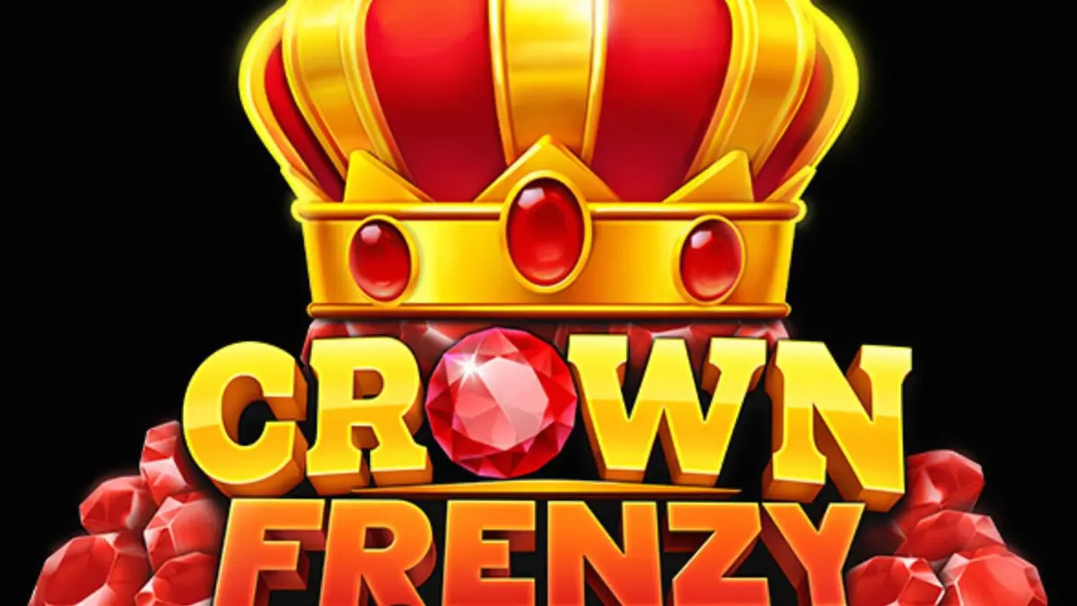 Tampilan visual mewah dari slot Crown Frenzy LockNWin dengan simbol mahkota dan permata.
